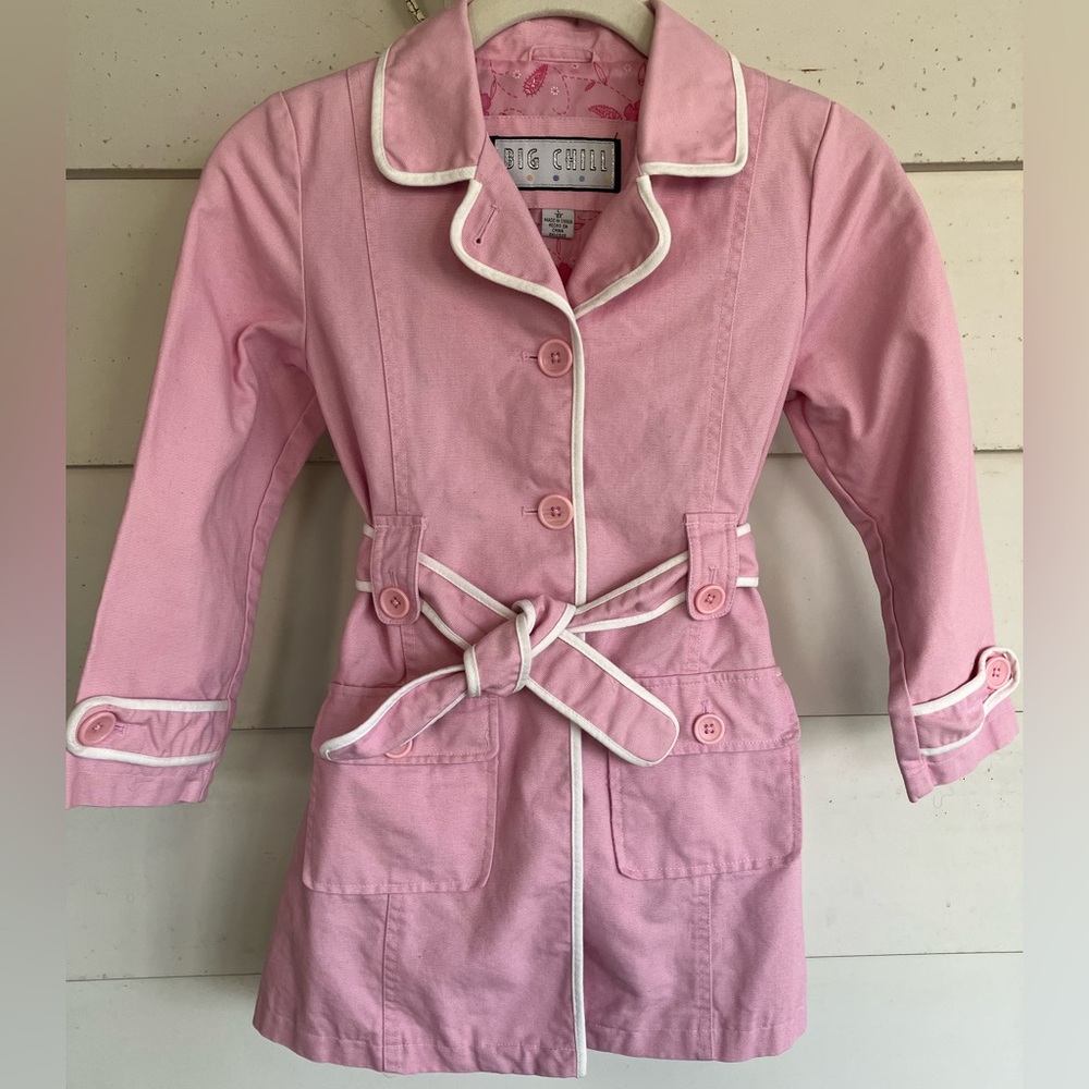 Big Chill Girls Lightweight Pink Jacket
